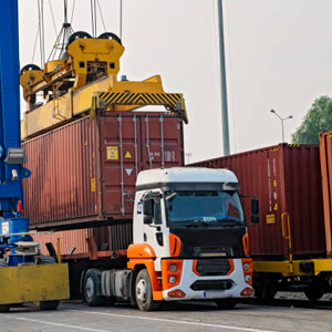 vehicles moving work